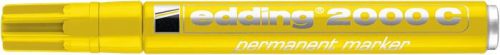 Alkoholos marker, 1,5-3 mm, kúpos, EDDING '2000', sárga
