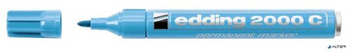 Alkoholos marker, 1,5-3 mm, kúpos, EDDING "2000", világoskék