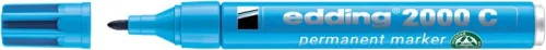 Alkoholos marker, 1,5-3 mm, kúpos, EDDING "2000", világoskék