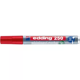   Tábla- és flipchart marker, 1-3 mm, kúpos, EDDING "250", piros