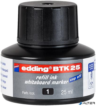Utántöltő tábla- és flipchart markerhez, EDDING 'BTK 25', fekete