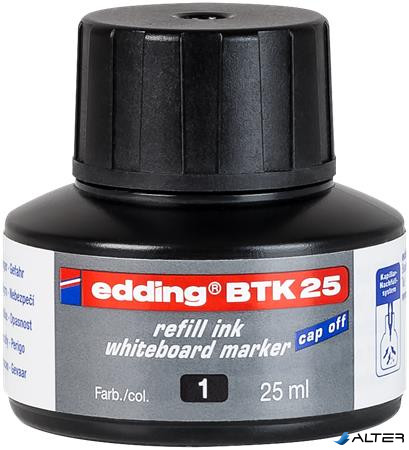 Utántöltő tábla- és flipchart markerhez, EDDING "BTK 25", fekete