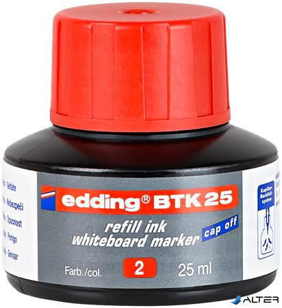 Utántöltő tábla- és flipchart markerhez, EDDING "BTK 25", piros