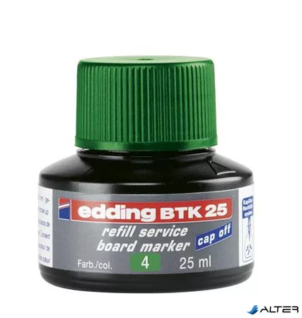 Utántöltő tábla- és flipchart markerhez, EDDING "BTK 25", zöld