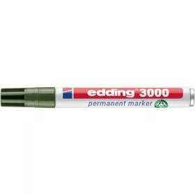   Alkoholos marker, 1,5-3 mm, kúpos, EDDING "3000", olívazöld