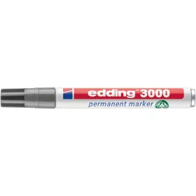   Alkoholos marker, 1,5-3 mm, kúpos, EDDING "3000", szürke