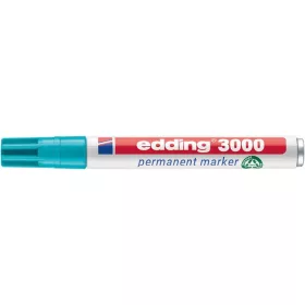   Alkoholos marker, 1,5-3 mm, kúpos, EDDING "3000", türkíz