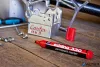 Alkoholos marker, 1-5 mm, vágott, EDDING "330", piros