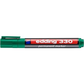   Alkoholos marker, 1-5 mm, vágott, EDDING "330", zöld