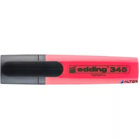 Szövegkiemelő, 2-5 mm, EDDING "345", piros