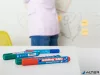 Flipchart marker, 1,5-3 mm, kúpos, EDDING '380', piros