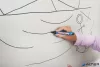 Flipchart marker, 1,5-3 mm, kúpos, EDDING '380', piros