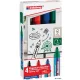 Flipchart marker készlet, 1,5-3 mm, kúpos, EDDING "380", 4 különböző szín