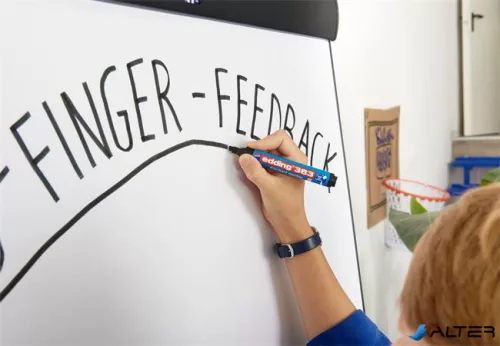 Flipchart marker készlet, 1,5-3 mm, kúpos, EDDING "380", 4 különböző szín