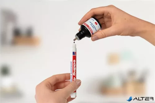 Alkoholos marker, 1 mm, EDDING "400", fekete