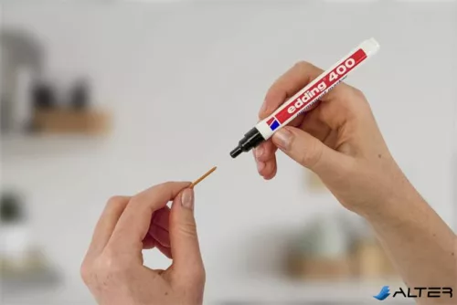 Alkoholos marker, 1 mm, EDDING "400", piros
