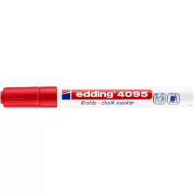 Krétamarker, 2-3 mm, kúpos, EDDING "4095", piros