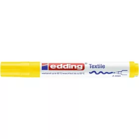   Textilmarker, 2-3 mm, kúpos, EDDING "4500", sárga