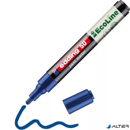 Lakkmarker, 2-3 mm, EDDING "50", kék