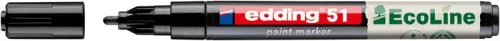 Lakkmarker, 1-2 mm, EDDING "51", fekete