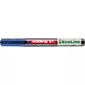 Lakkmarker, 1-2 mm, EDDING "51", kék