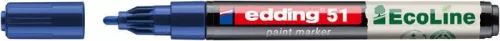 Lakkmarker, 1-2 mm, EDDING "51", kék