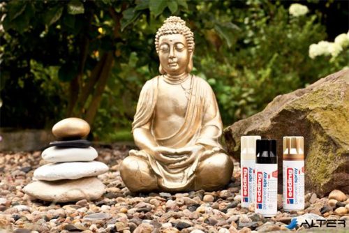 Akrilfesték spray, 200 ml, EDDING "5200", matt arany