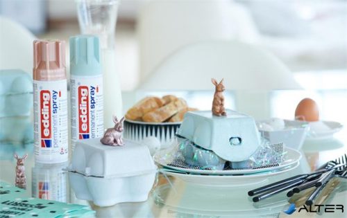 Akrilfesték spray, 200 ml, EDDING '5200', matt ezüst