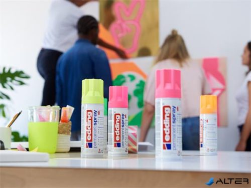 Akrilfesték spray, 200 ml, EDDING '5200', matt ezüst