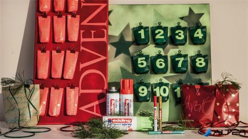 Akrilfesték spray, 200 ml, EDDING "5200", matt piros