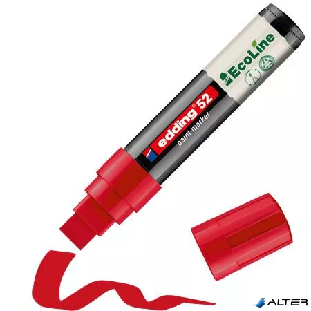 Lakkmarker, 4-15 mm, EDDING "52", piros