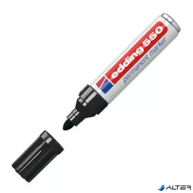 Alkoholos marker, 3-4 mm, EDDING "550", fekete
