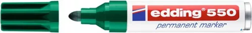 Alkoholos marker, 3-4 mm, EDDING "550", zöld