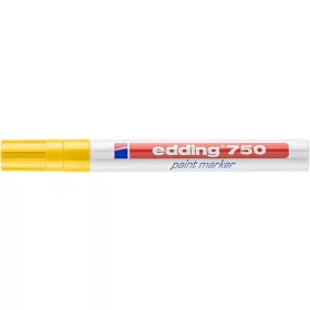 Lakkmarker, 2-4 mm, EDDING "750", sárga