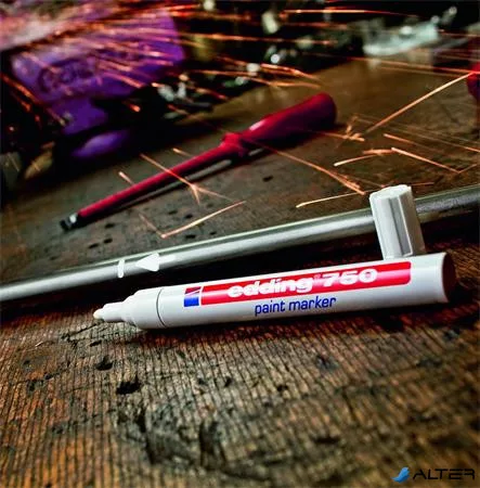 Lakkmarker, 2-4 mm, EDDING "750", sárga