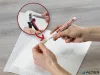 Lakkmarker, 2-4 mm, EDDING "750", piros