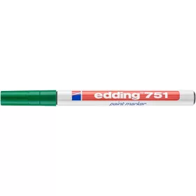 Lakkmarker, 1-2 mm, EDDING "751", zöld