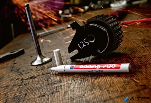 Lakkmarker, 0,8 mm, EDDING "780", ezüst