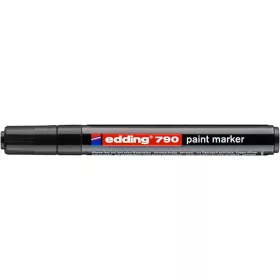 Lakkmarker, 2-3 mm, EDDING "790", fekete
