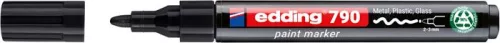 Lakkmarker, 2-3 mm, PCR, EDDING "790", fekete