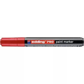 Lakkmarker, 2-3 mm, EDDING "790", piros