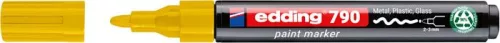 Lakkmarker, 2-3 mm, PCR, EDDING "790", sárga