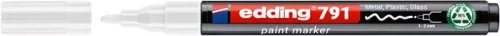 Lakkmarker, 1-2 mm, PCR, EDDING "791", fehér