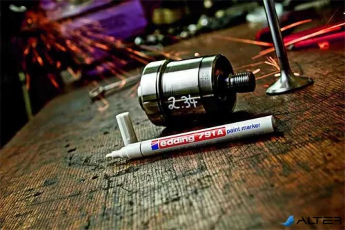 Lakkmarker, 1-2 mm, EDDING "791", sárga