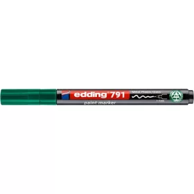Lakkmarker, 1-2 mm, PCR, EDDING "791", zöld