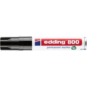   Alkoholos marker, 4-12 mm, vágott, EDDING "800", fekete