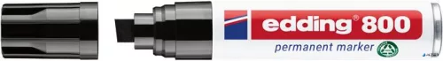 Alkoholos marker, 4-12 mm, vágott, EDDING "800", fekete