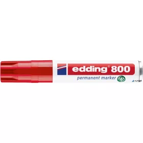   Alkoholos marker, 4-12 mm, vágott, EDDING "800", piros