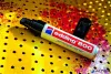Alkoholos marker, 4-12 mm, vágott, EDDING "800", piros