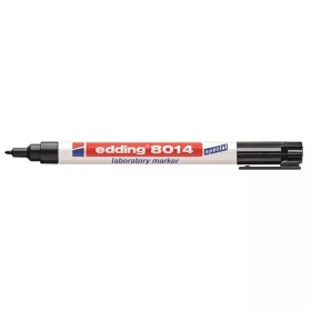   Laboratóriumi marker, 1 mm, kúpos, EDDING "8014", fekete